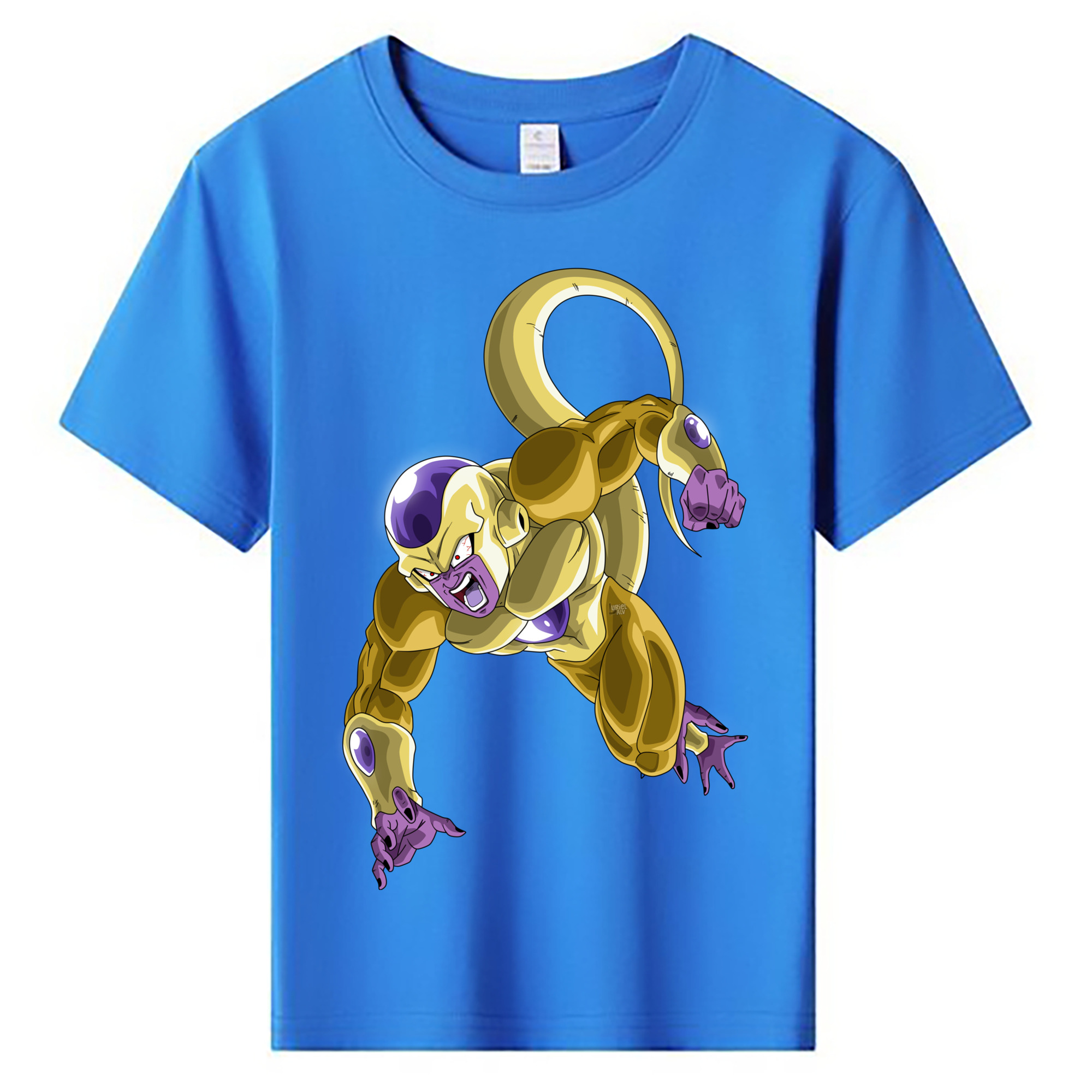 （画像用） ドラゴンボール フリーザ DRAGON BALL Frieza 綿100％キッズTシャツ（フロントプリント）